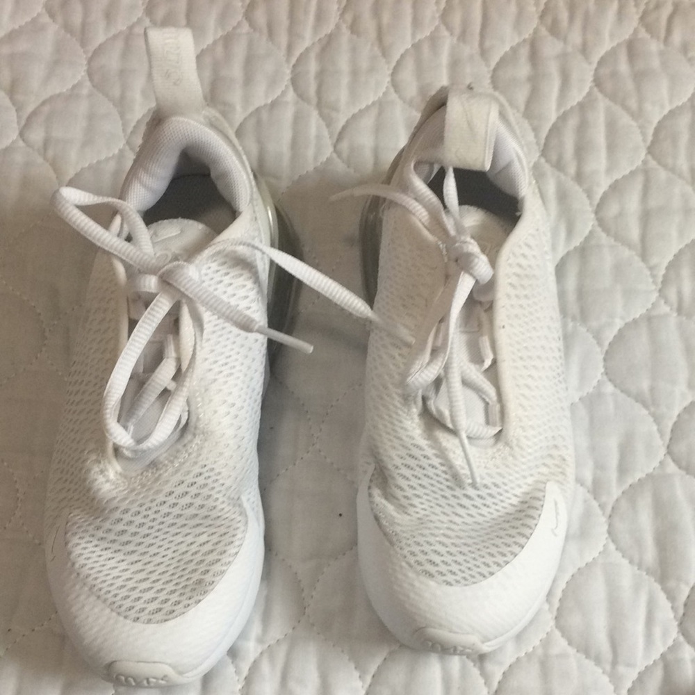 Not for sale- Preschool kids Nike Air Max 270 all White